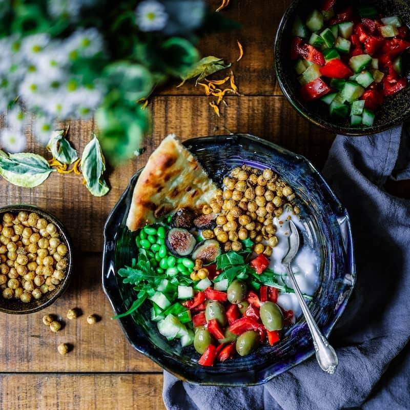 Photo os beautifully arranged food /